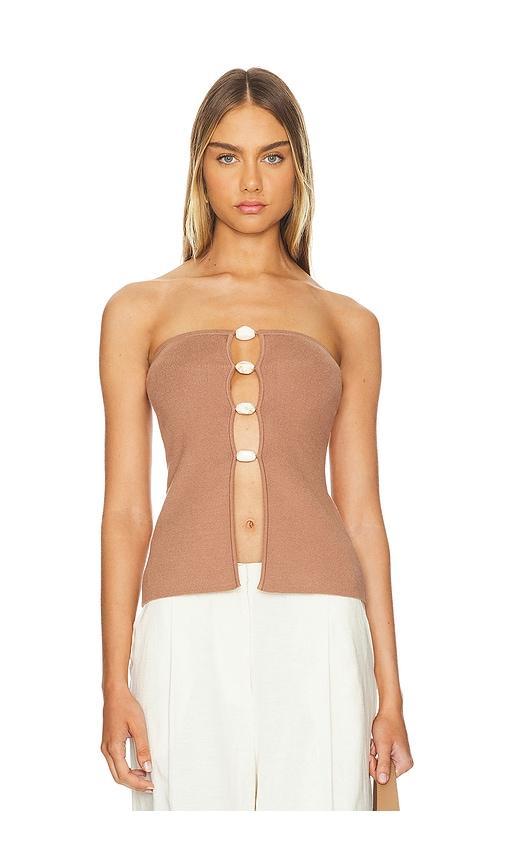 Lovers and Friends Venezia Top in Brown product image