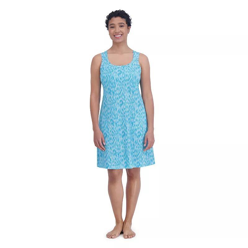 Womens ZeroXposur Strappy Sleeveless Mini Sail Dress Cloud Burst Blue Product Image