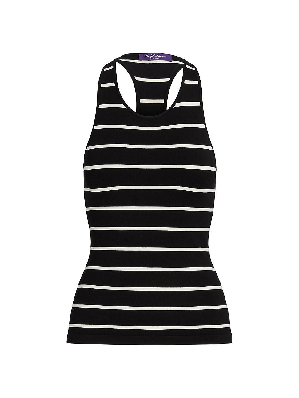 Womens Graphic Striped Tank Top Product Image