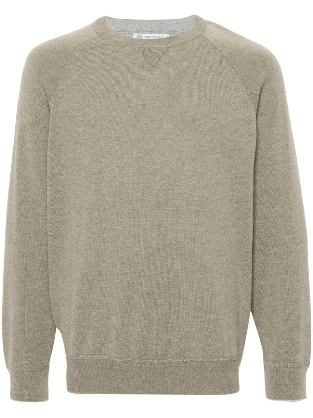 BRUNELLO CUCINELLI Cashmere Jumper In Green Product Image