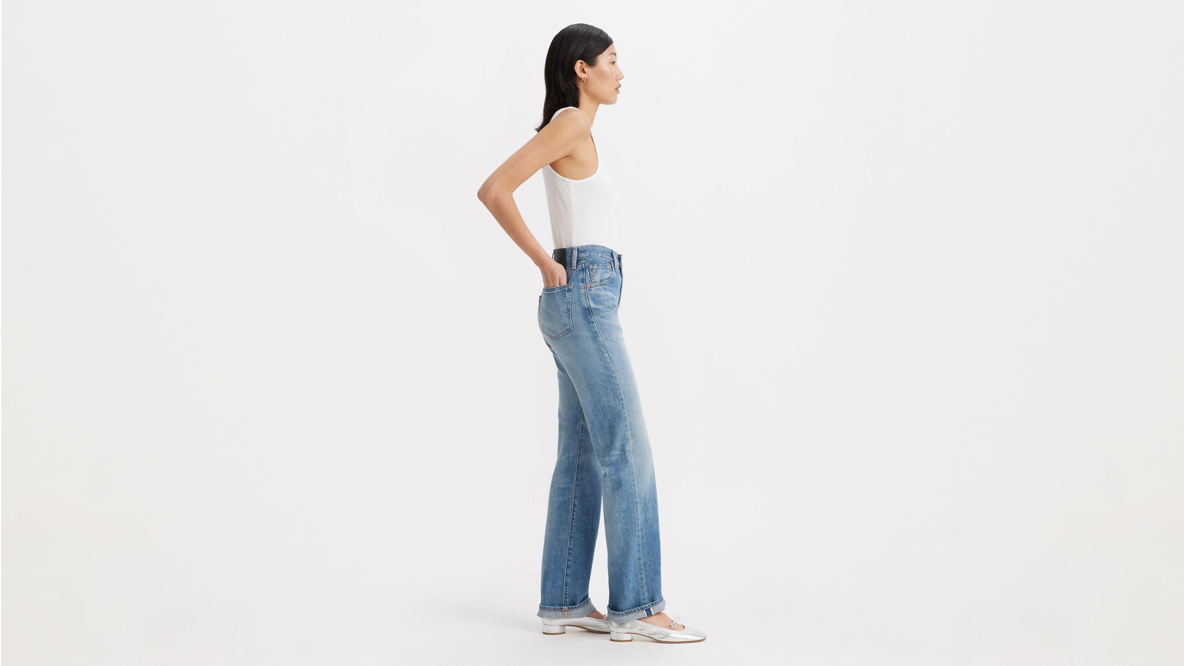 Japanese Selvedge Plank Straight Women's Jeans Product Image