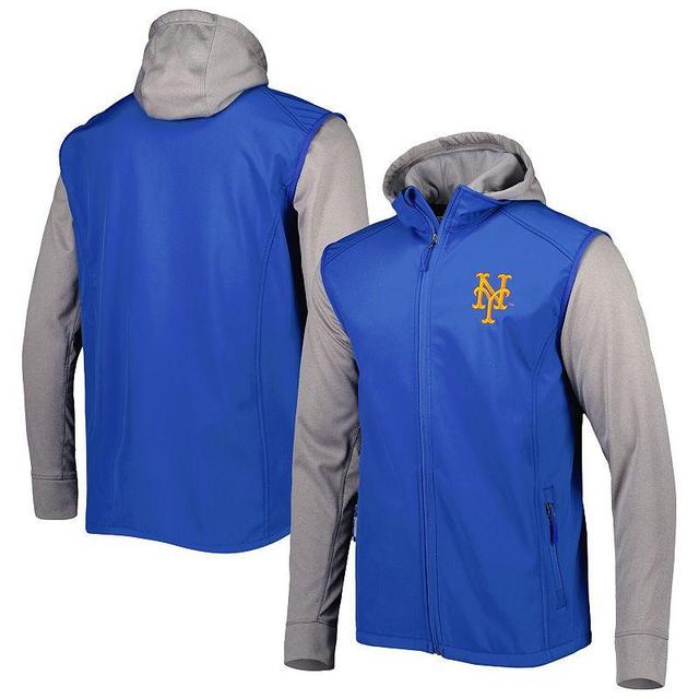 Mens Dunbrooke Royal/Heather Gray New York Mets Alpha Full-Zip Jacket Product Image