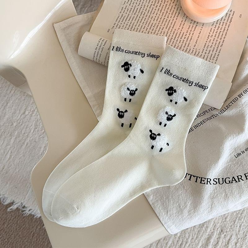 Sheep Pattern Socks / Set Product Image