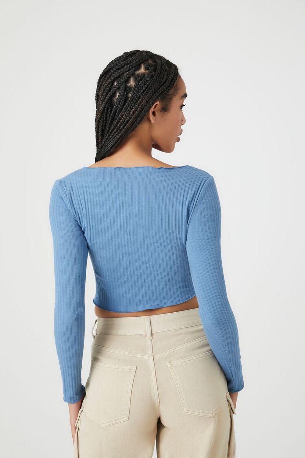 Pointelle Knit Crop Top | Forever 21 Product Image