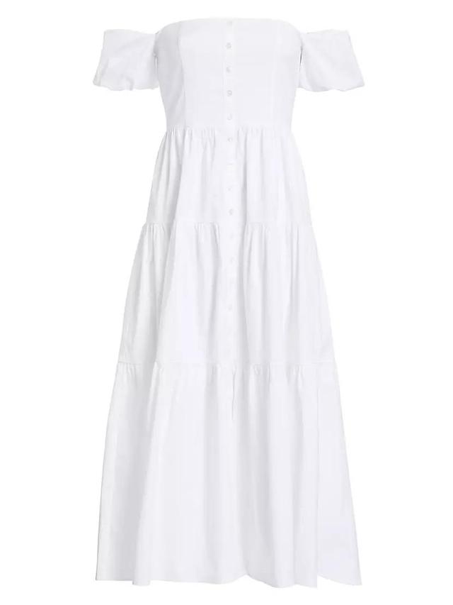 Elio Puff-Sleeve Prairie Dress Product Image