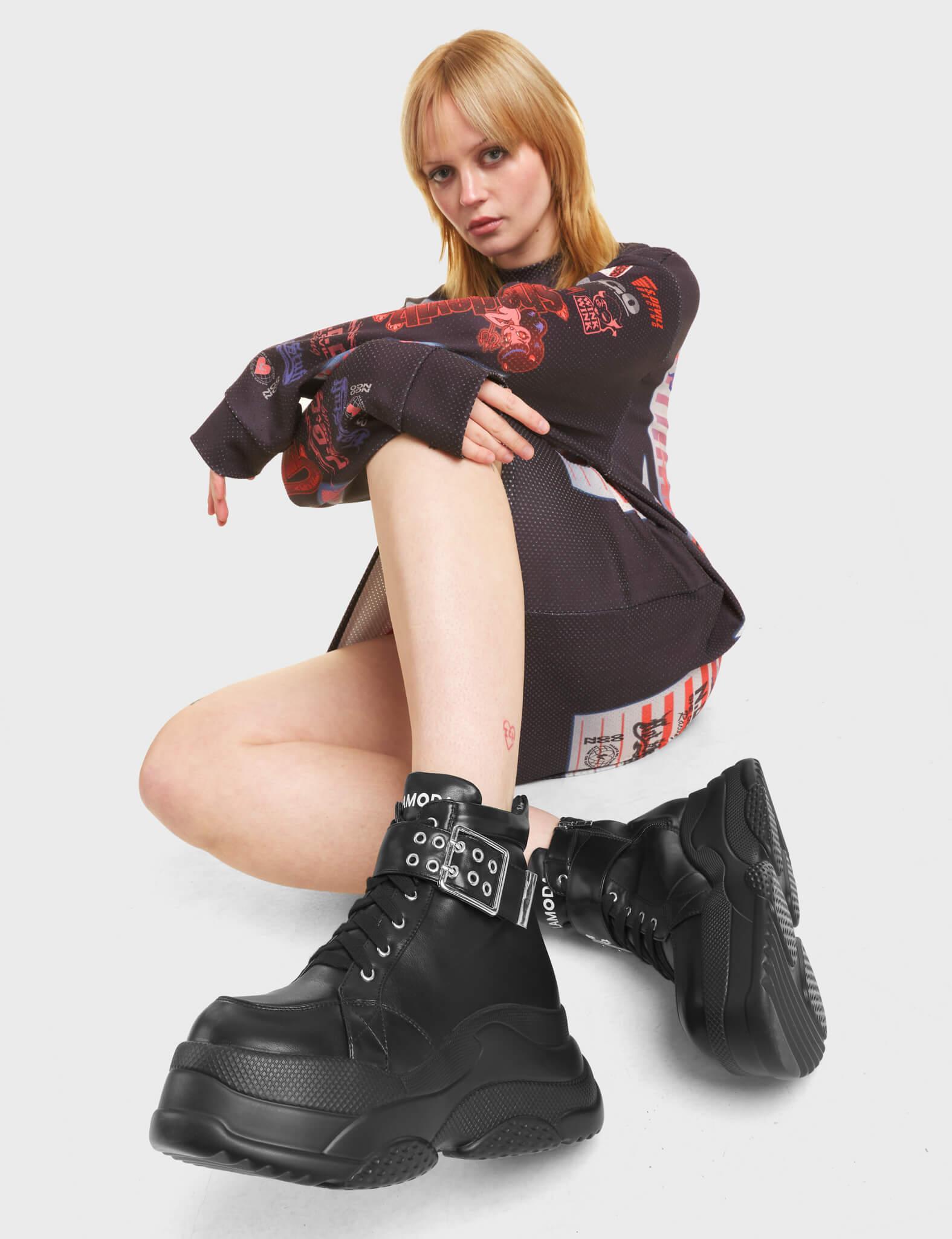 Eerie Chunky Platform Sneakers Product Image