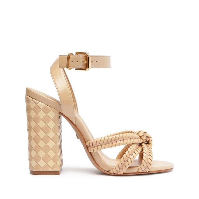 Kareena Woven Leather Sandal Female Product Image