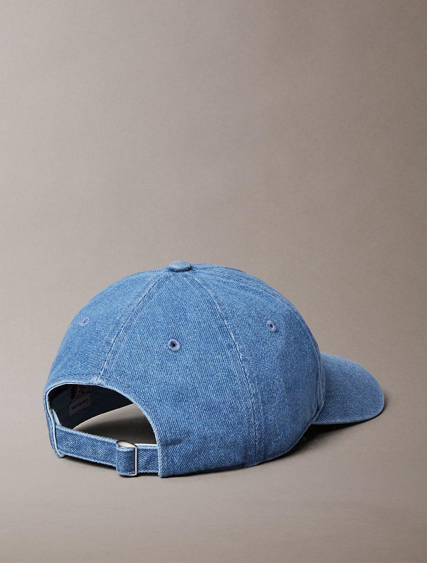 Washed Denim Embroidered Logo Baseball Cap Product Image