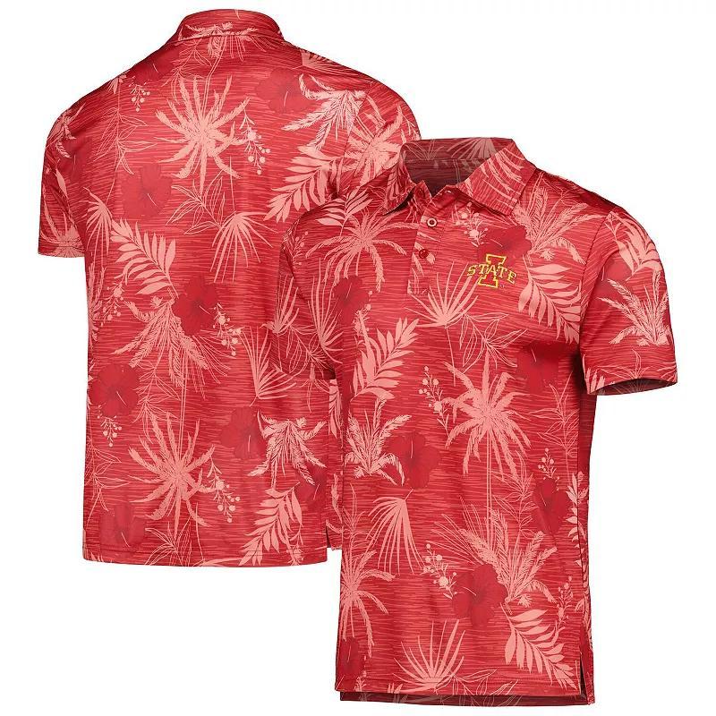 Mens Colosseum Cardinal Iowa State Cyclones Palms Team Polo Product Image