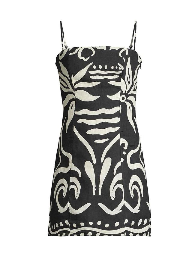 Womens Paradiso Laia Printed Linen Minidress Product Image