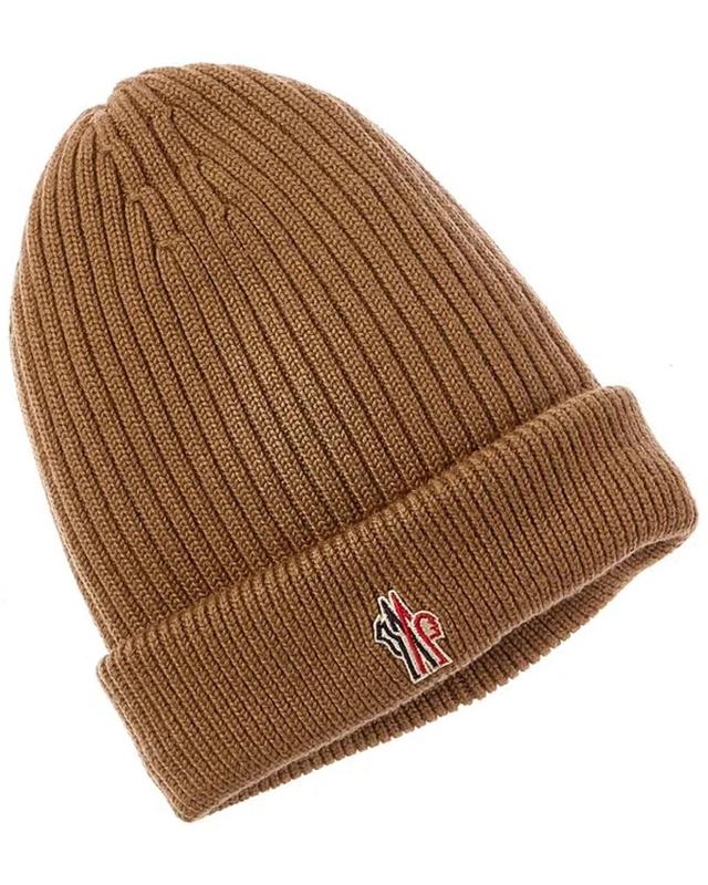 MONCLER Wool Hat In Brown Product Image