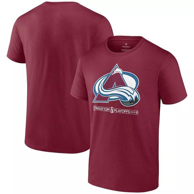 Mens Fanatics Branded Burgundy Colorado Avalanche 2024 Stanley Cup Playoffs Breakout T-Shirt Product Image