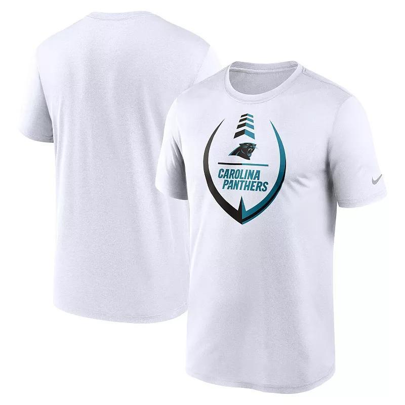 Mens Nike White Carolina Panthers Icon Legend Performance T-shirt Product Image