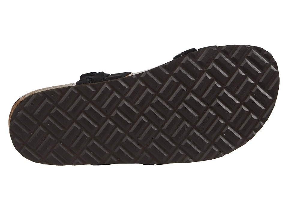 White Mountain Womens Holland Footbed Sandals - Black Product Image