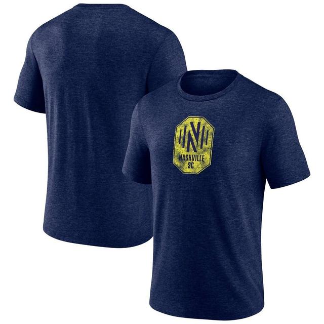 MLS Nashville SC Mens Short Sleeve Triblend Chest Logo T-Shirt Product Image