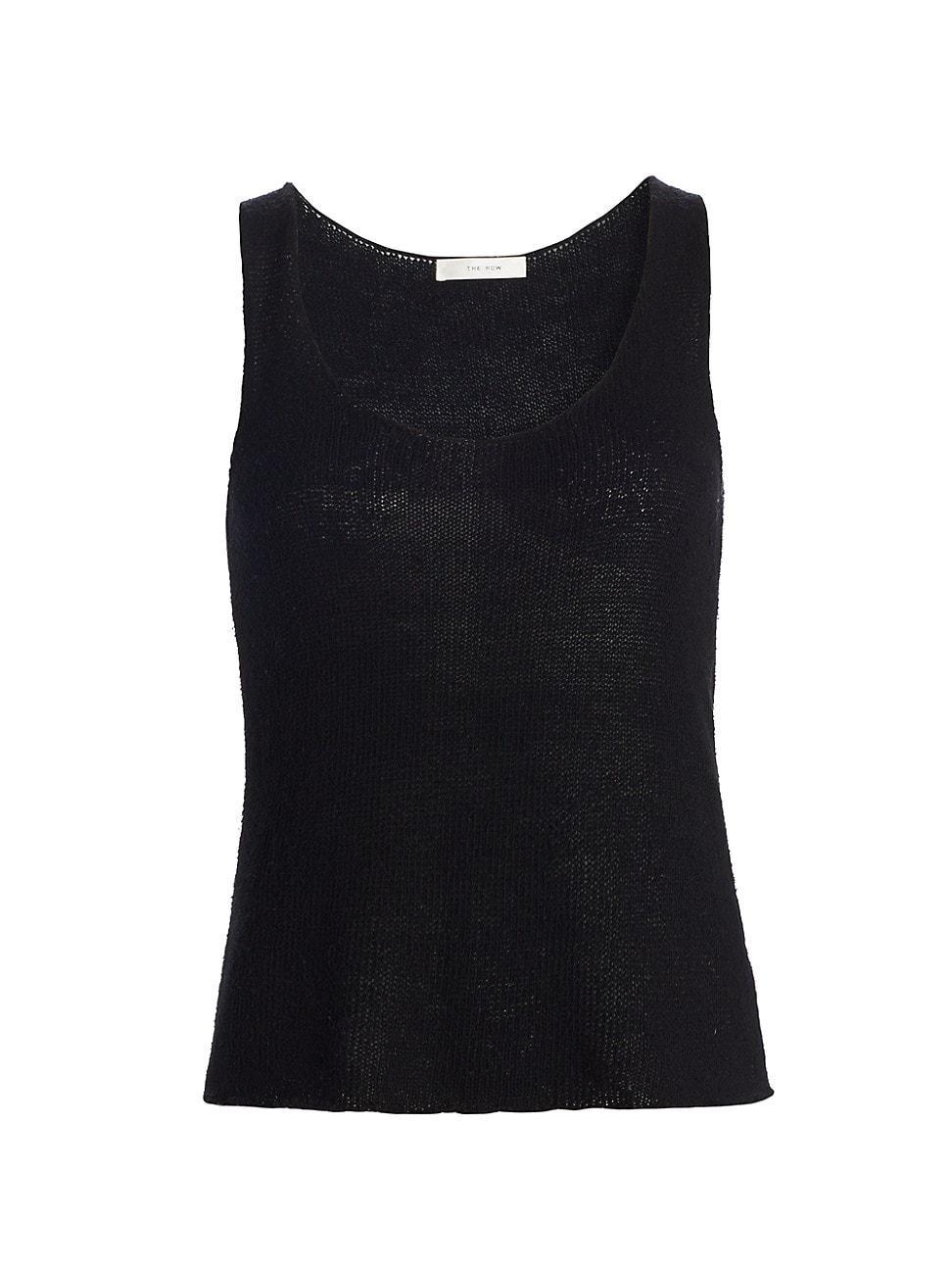 Womens Favana Silk Knit Tank Product Image