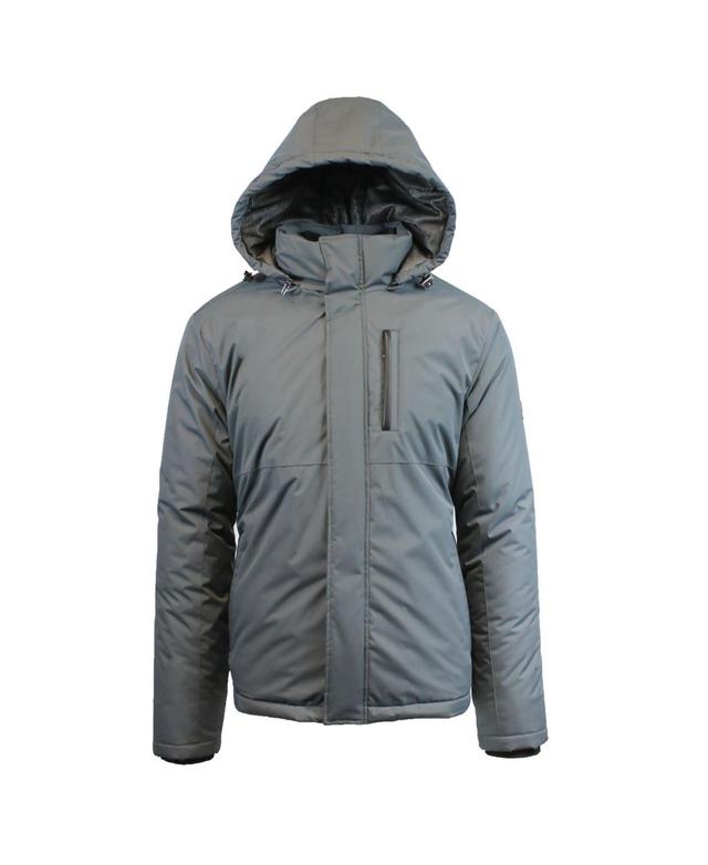 Spire By Galaxy Mens Heavyweight Presidential Tech Jacket with Detachable Hood Product Image