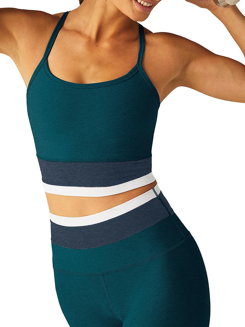 Womens Colorblock High Cropped Tank Product Image