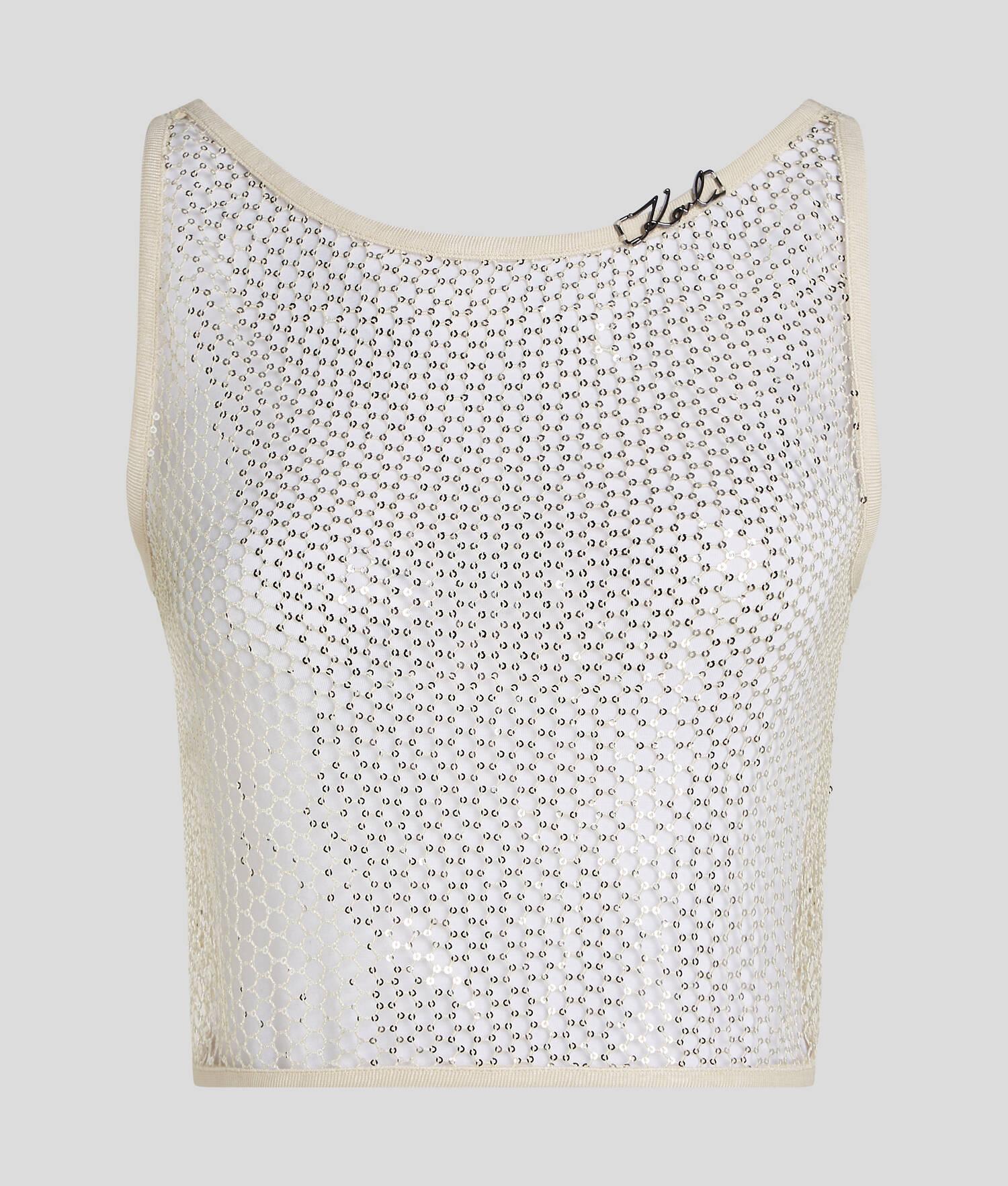 SEQUIN MESH TOP Product Image