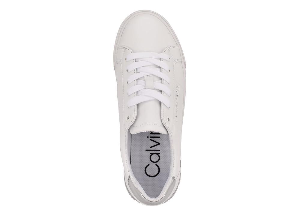 Calvin Klein Cathee Silver) Women's Shoes Product Image