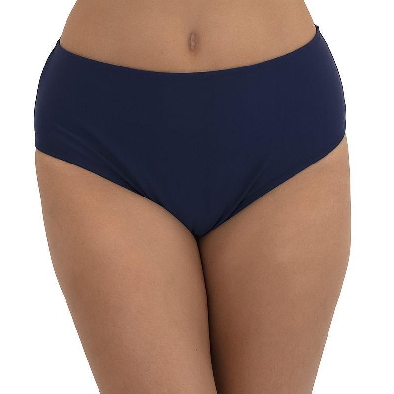 Womens Del Raya Solid Swim Briefs Blue Product Image