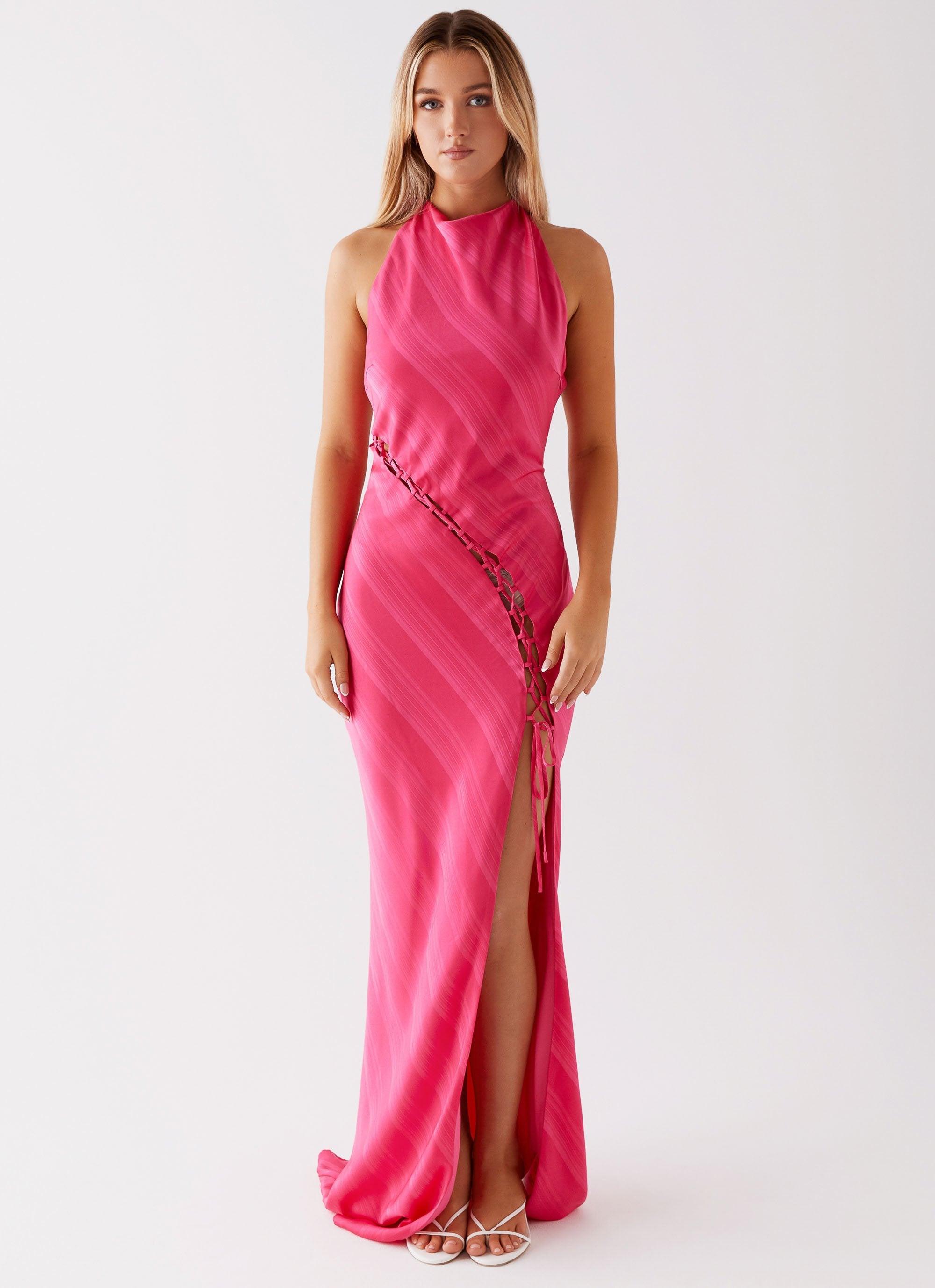 Heartbeat Maxi Dress - Pink Product Image