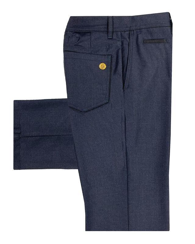 Mens Wool Flat-Front Trousers Product Image