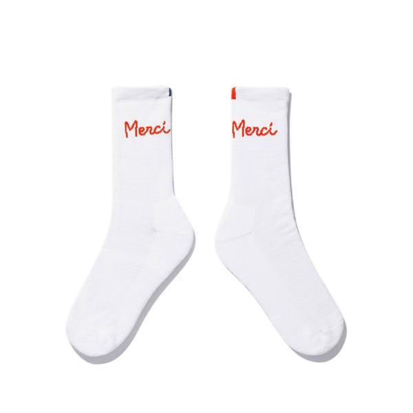 The Women's Merci Sock - White/Poppy Product Image