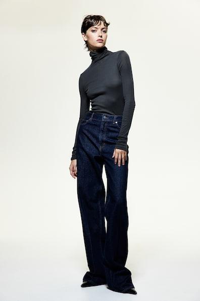 Pima Cotton Turtleneck Top Product Image