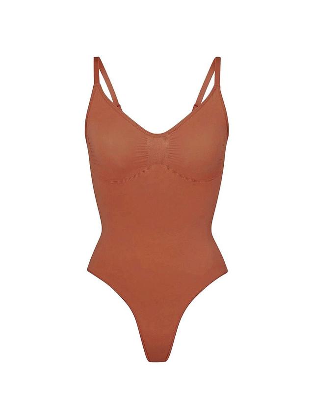 Womens Seamless Sculpt Thong Bodysuit Product Image