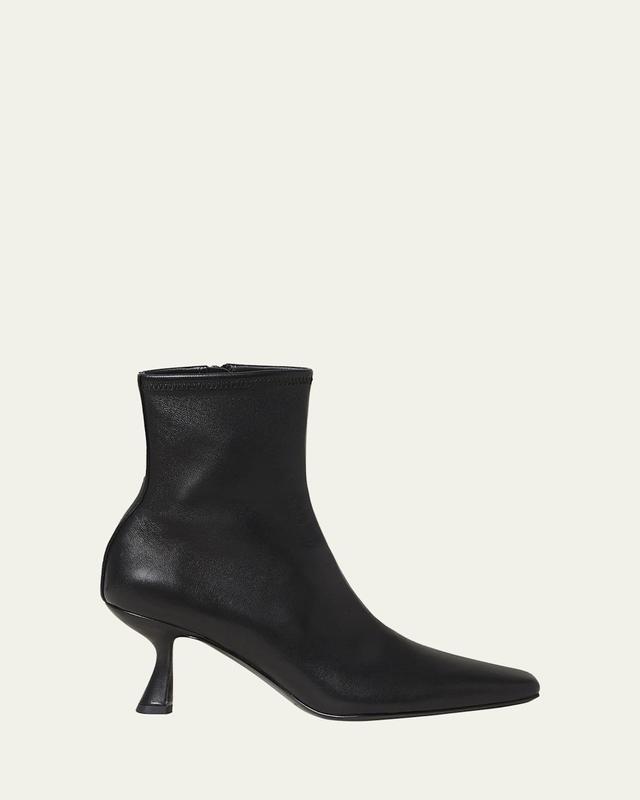 Lambskin Kitten-Heel Booties Product Image