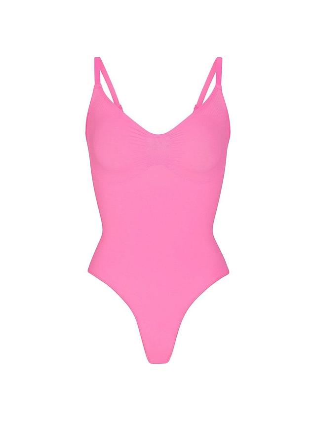 Womens Seamless Sculpt Thong Bodysuit Product Image