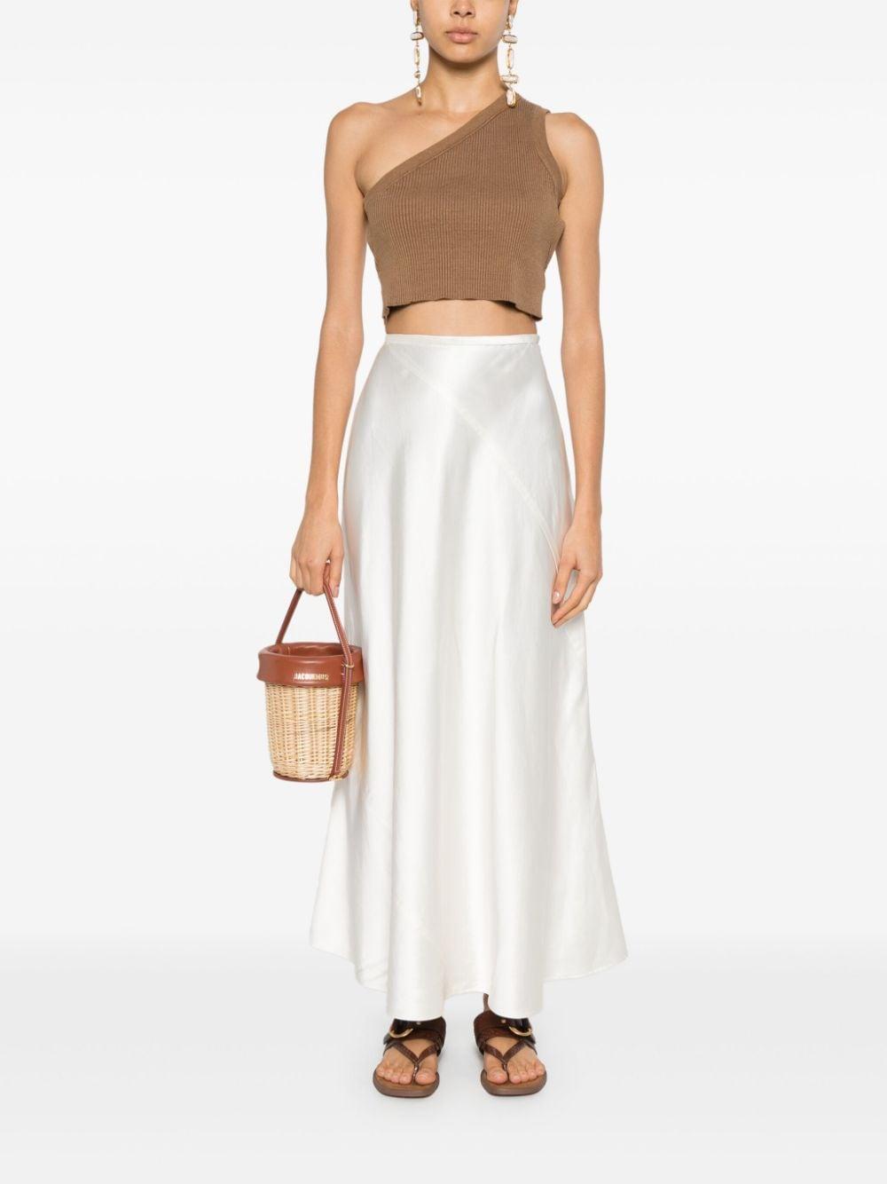 Harmony Long Skirt In White Product Image