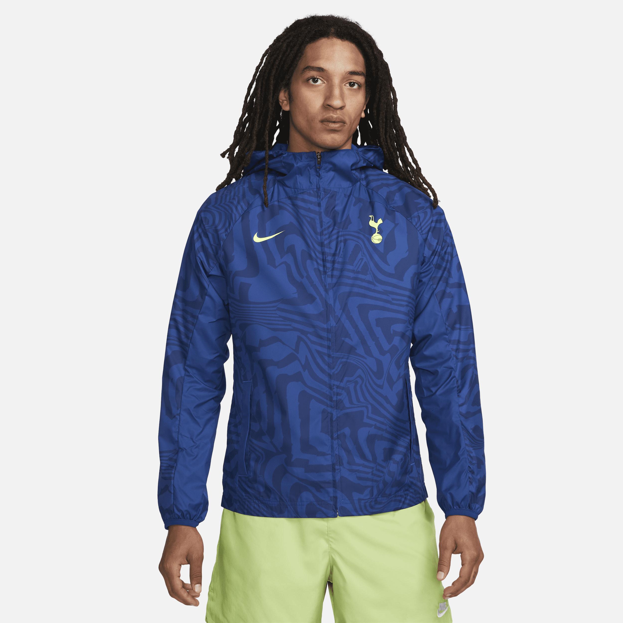 Mens Nike Blue Tottenham Hotspur AWF Performance Raglan Full-Zip Jacket Product Image