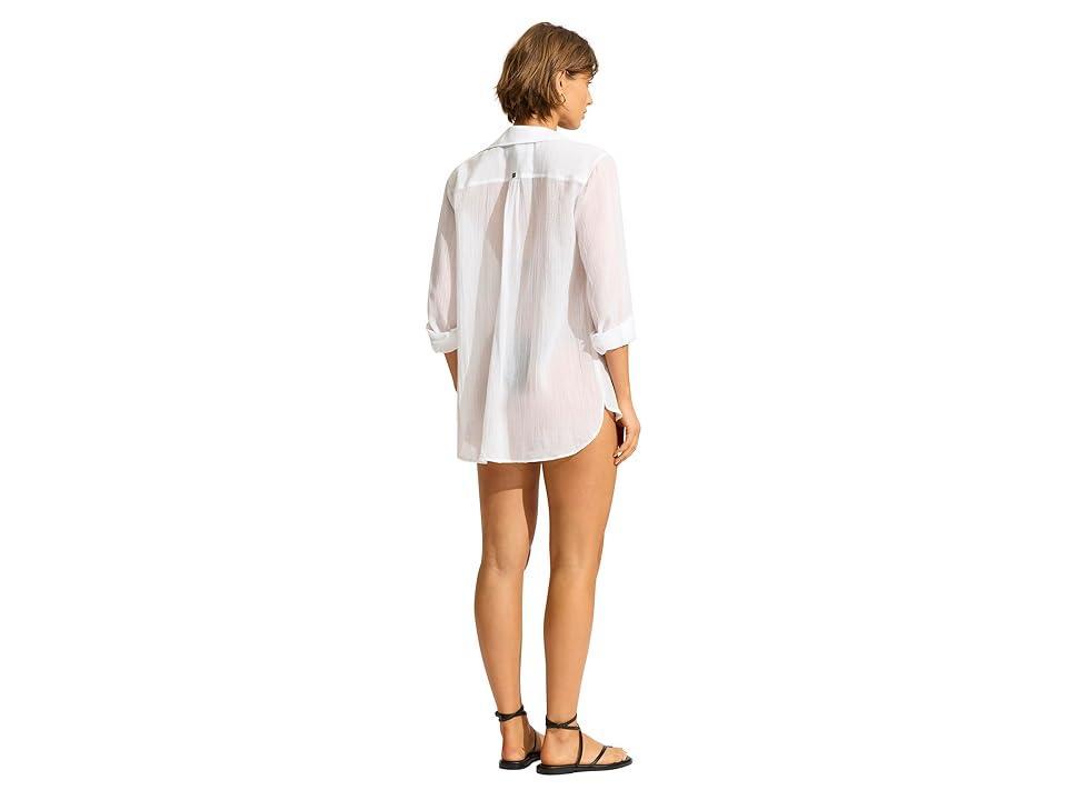 Seafolly Breeze Beach Shirt Size XL, XS. Product Image