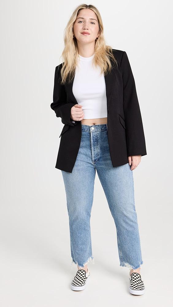 AGOLDE Riley High Rise Straight Crop Jeans | Shopbop Product Image