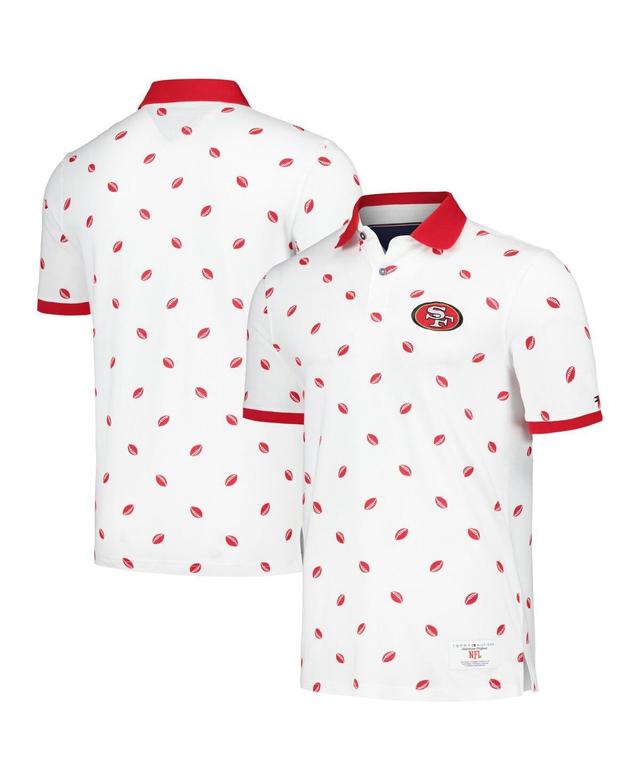 Tommy Hilfiger Mens White San Francisco 49ers Bryce Pique Polo Shirt - White Product Image