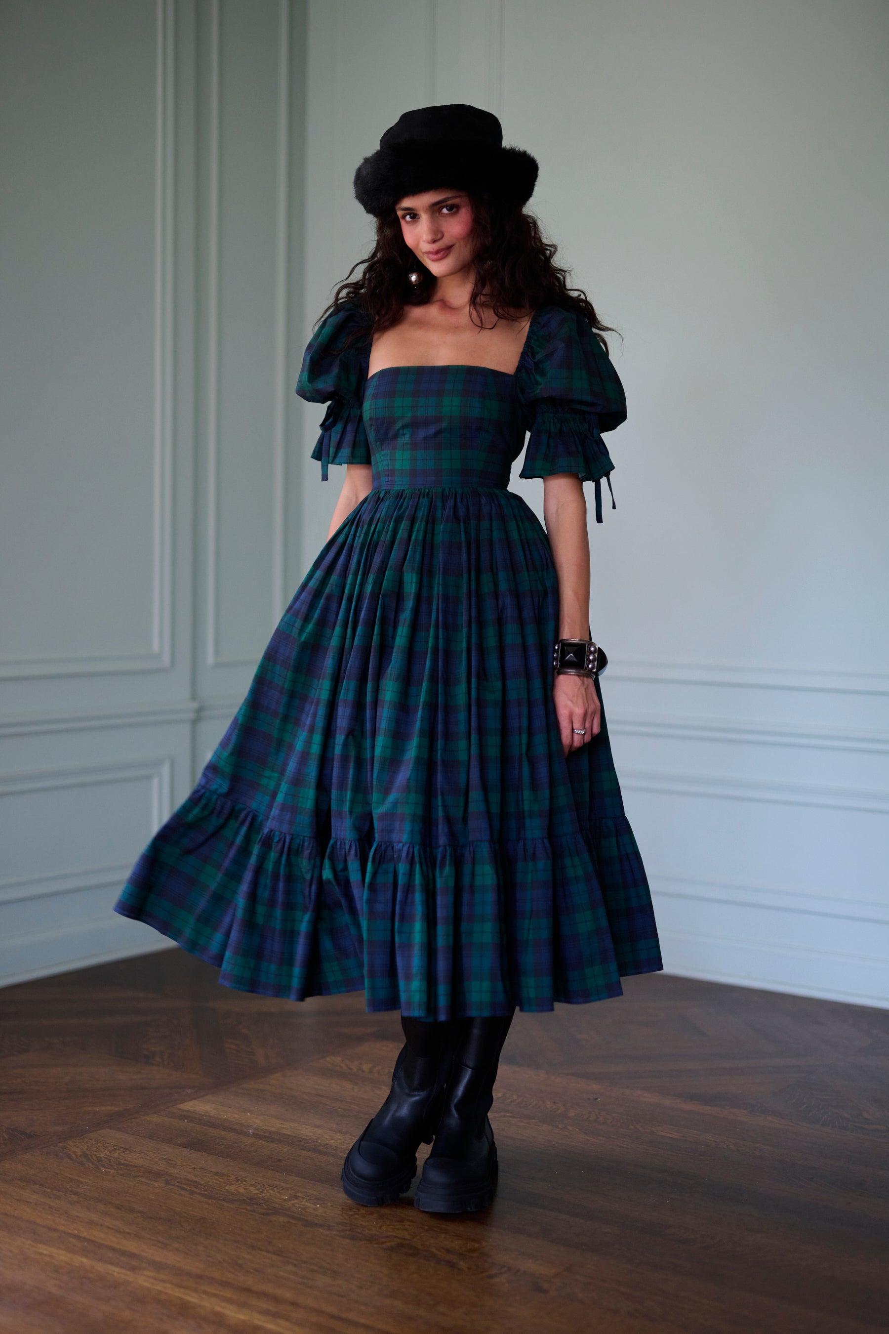 The Scotland Plaid Market Dress Product Image