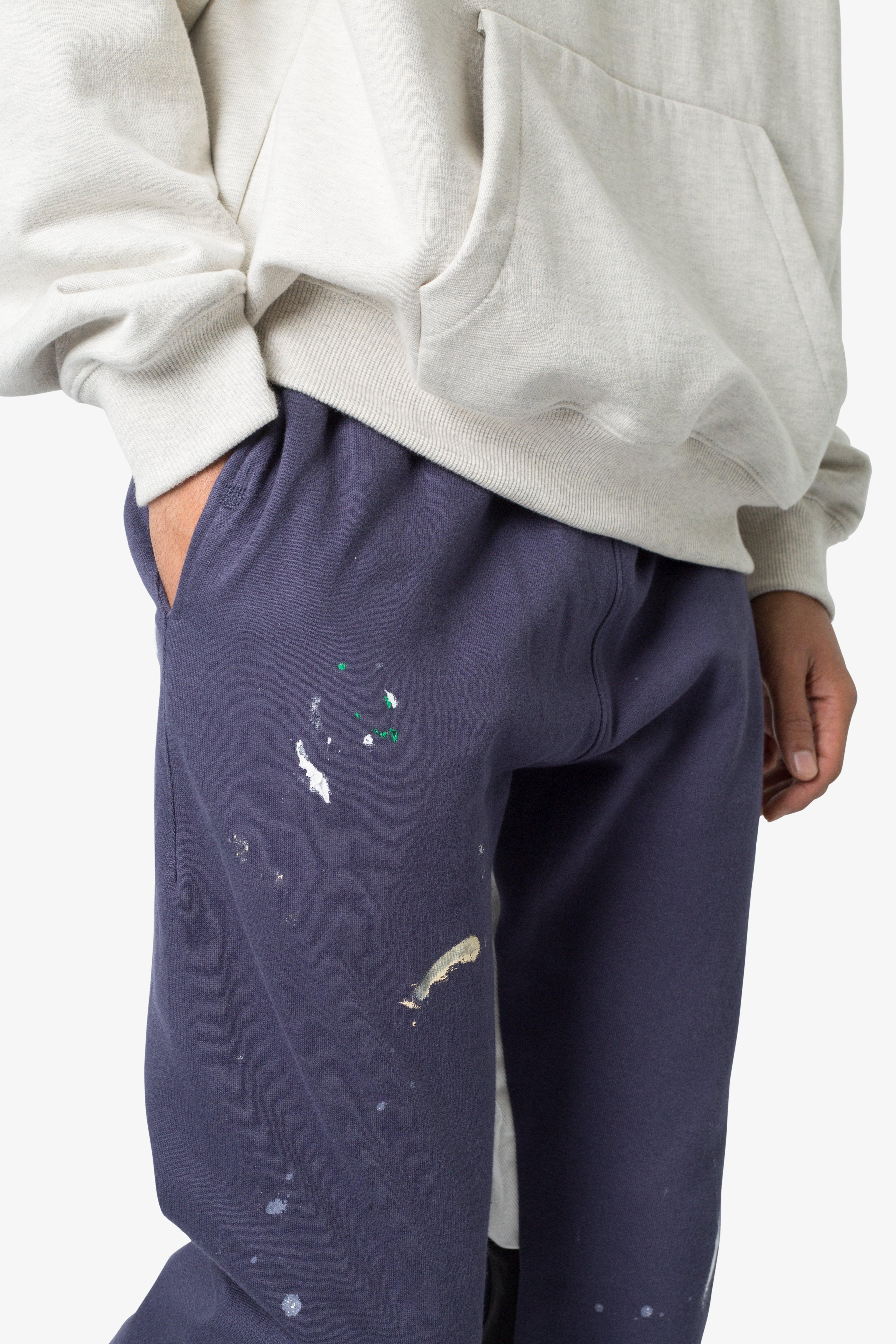 Contrast Bootcut Sweatpants - Vintage Navy Product Image