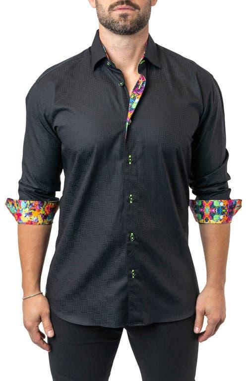 Maceoo Fibonacci Lego 09 Contemporary Fit Button-Up Shirt Product Image