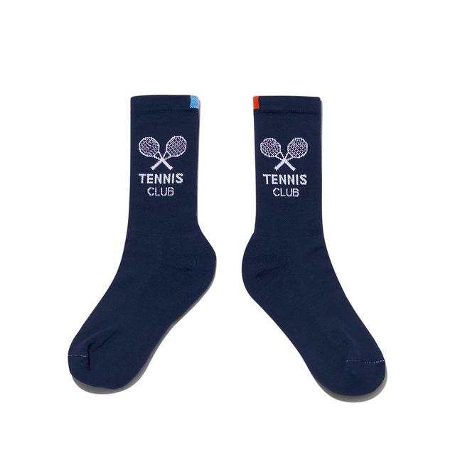 The Women's Tennis Sock - Navy/White Female Product Image