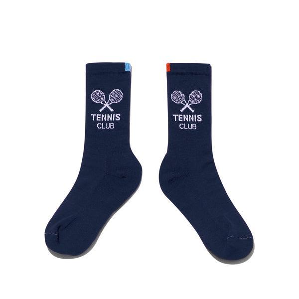 The Women's Tennis Sock - Navy/White Product Image