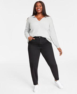 Trendy Plus Size High-Rise Skinny Jeans, Regular and Short Lengths, Created for Macy's Product Image