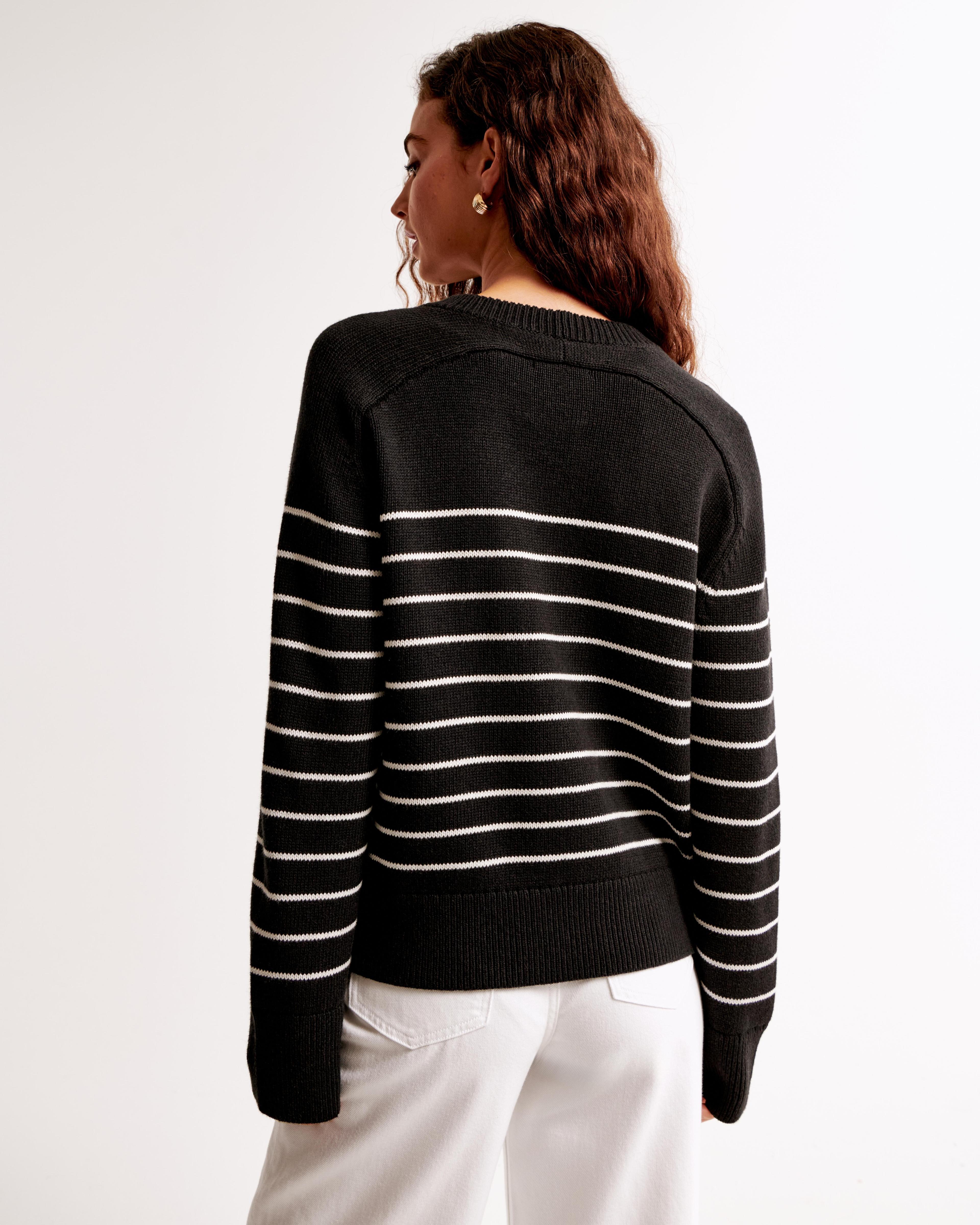 The A&F Madeline Cotton-Blend Crew Sweater Product Image