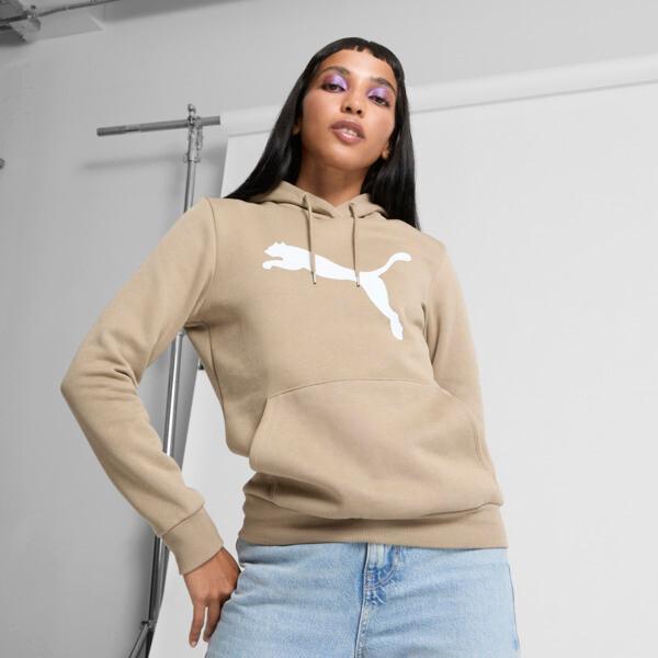 PUMA Essentials Big Cat Logo Women's Hoodie Product Image