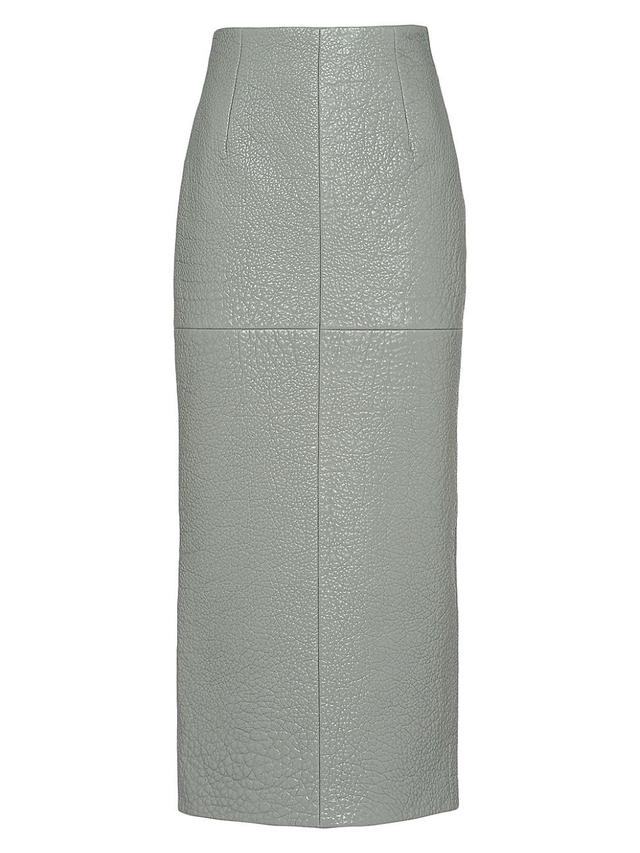 Womens Nappa Leather Skirt Product Image