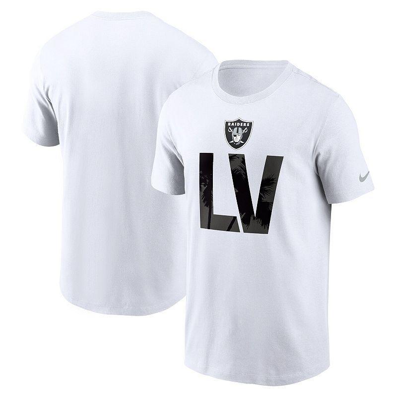 Mens Nike White Dallas Cowboys Essential Blitz Lockup T-Shirt Product Image