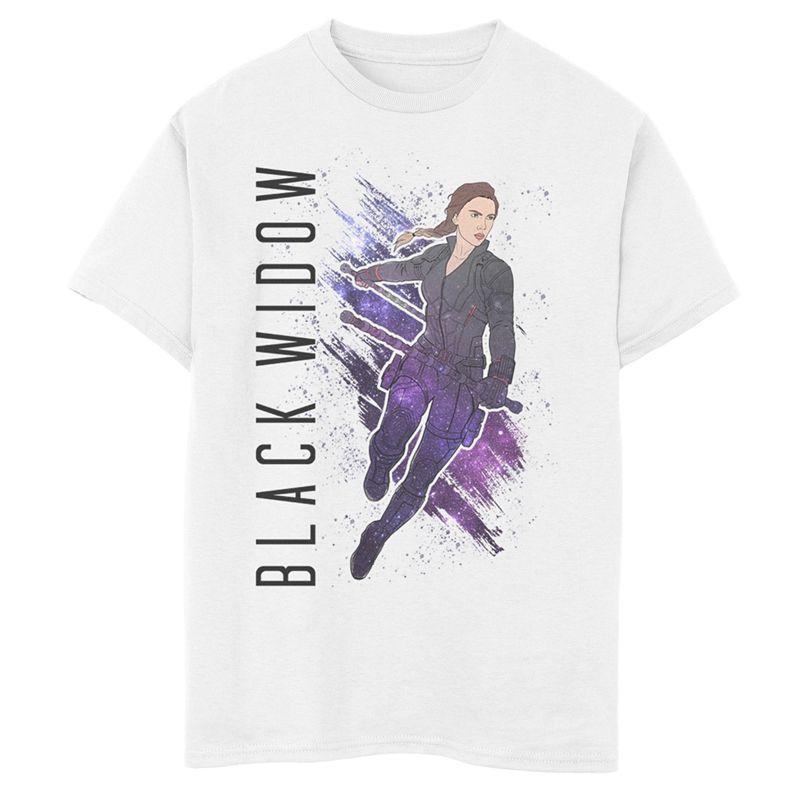 Mens Avengers Black Widow Painted Tee Product Image