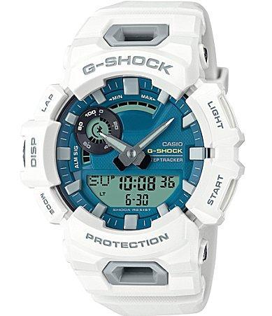 G-Shock Mens Casio Bluetooth Ana-Digi White Resin Strap Watch Product Image