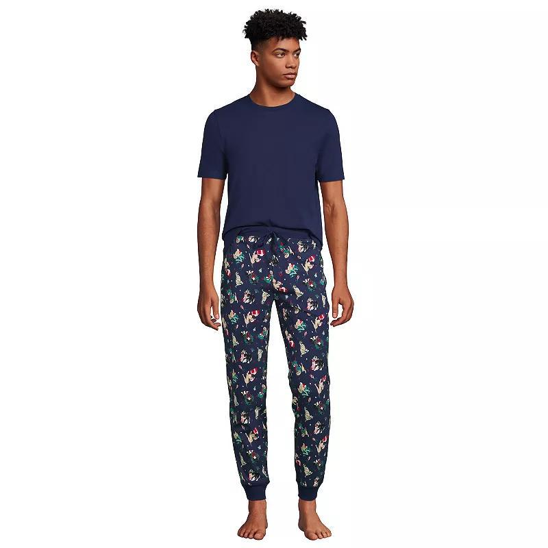 Mens Lands End Jersey Pajama Sleep Set Product Image